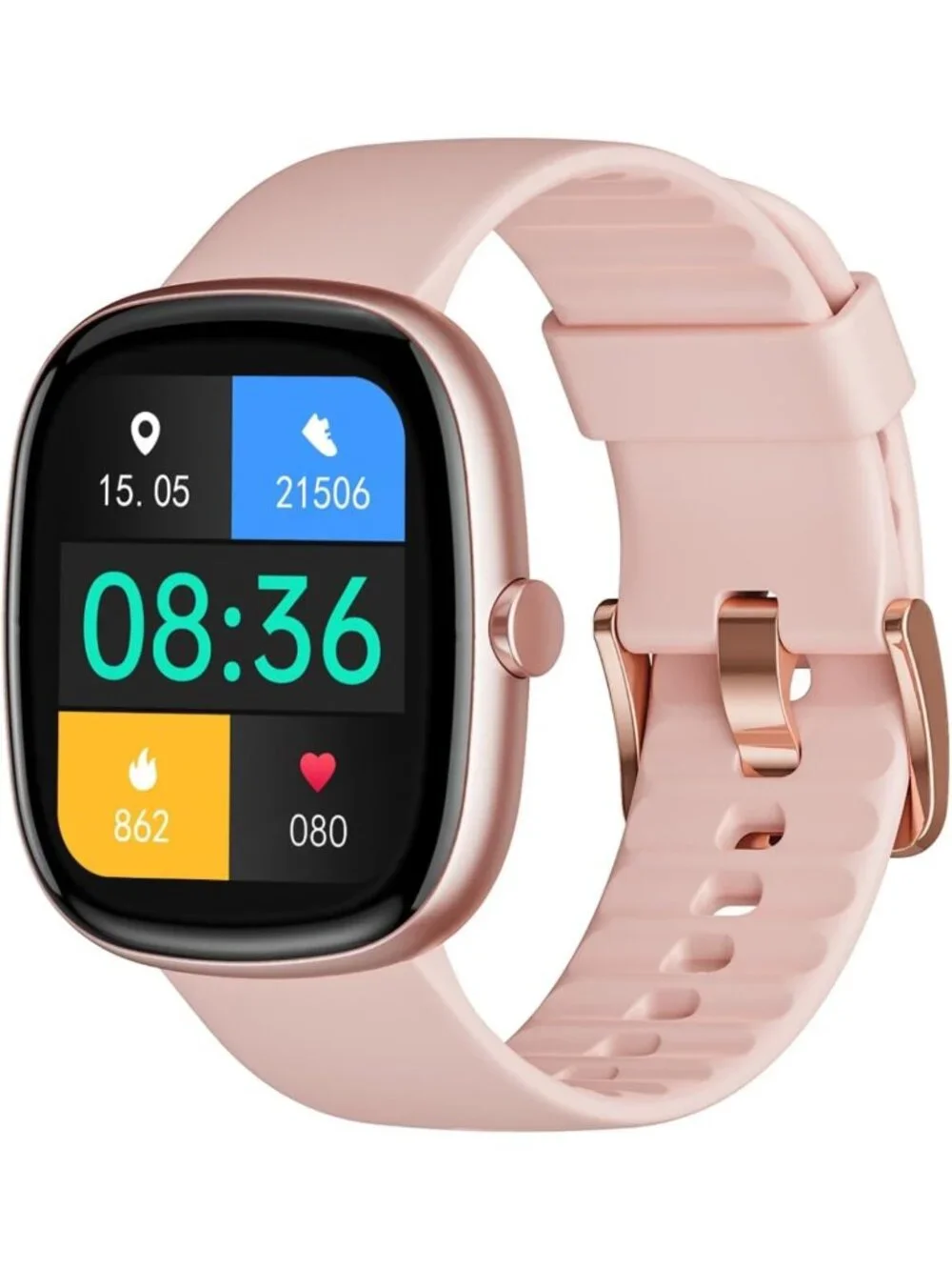 1.8” Fitness Tracker Watch - No Bluetooth/App Needed, Activity Monitor & Step